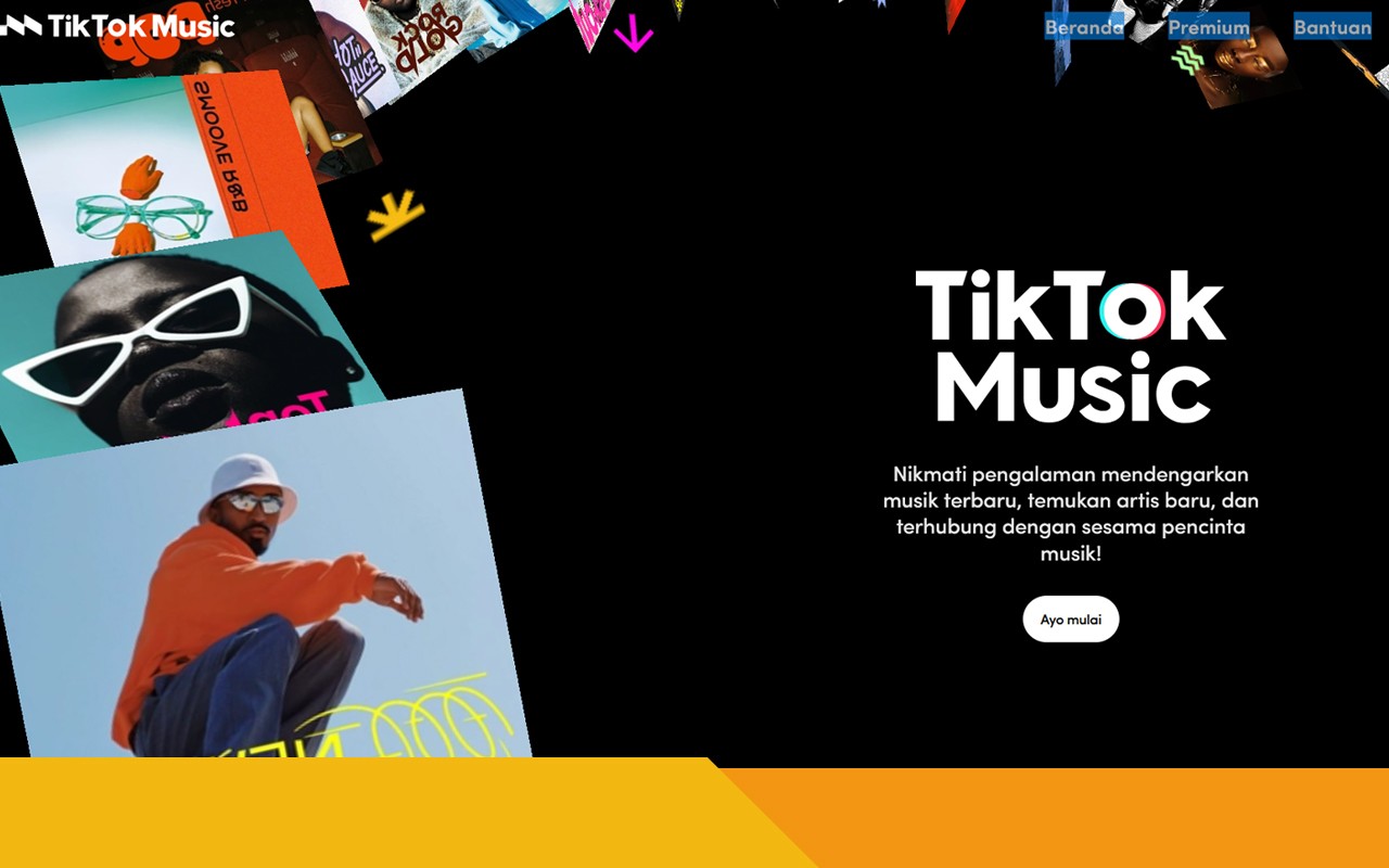 Cara Langganan TikTok Music Header