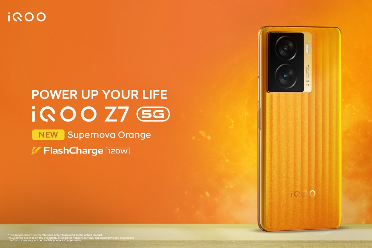 iQOO Z7 5G Hadir dengan Warna baru Supernova Orange