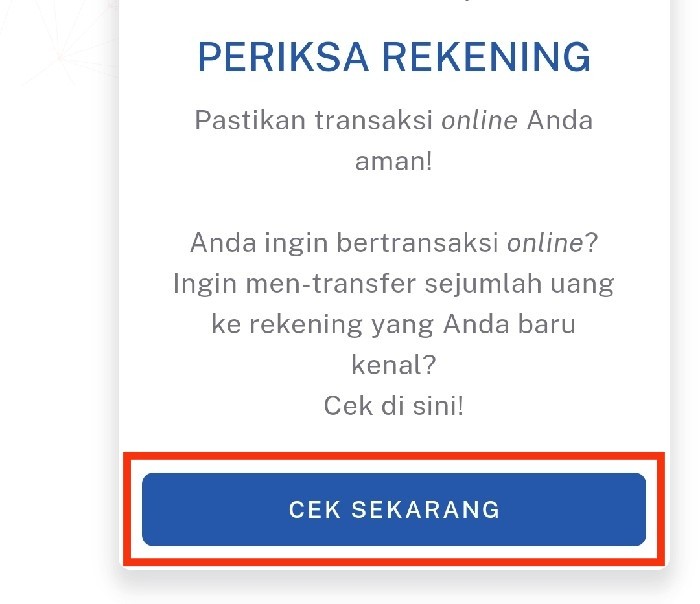 Cara Cek Rekening Id - 1