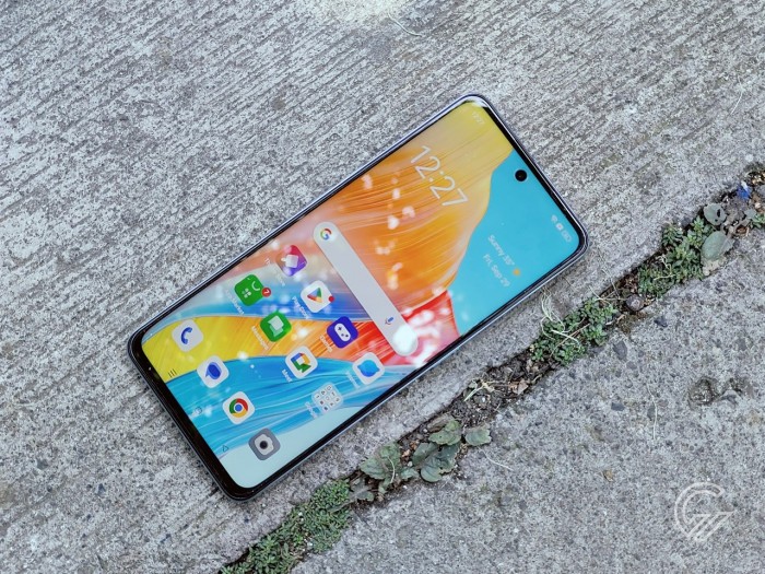 OPPO A98 5G - Diagonal Display Layout