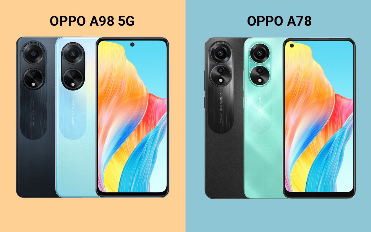 OPPO A98 5G vs OPPO A78