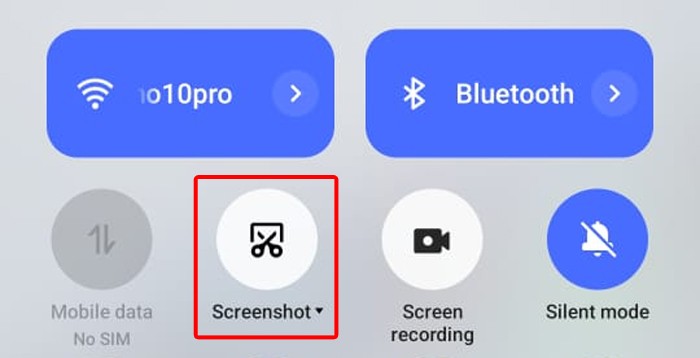 OPPO Reno10 5G - Screenshot Quick Settings
