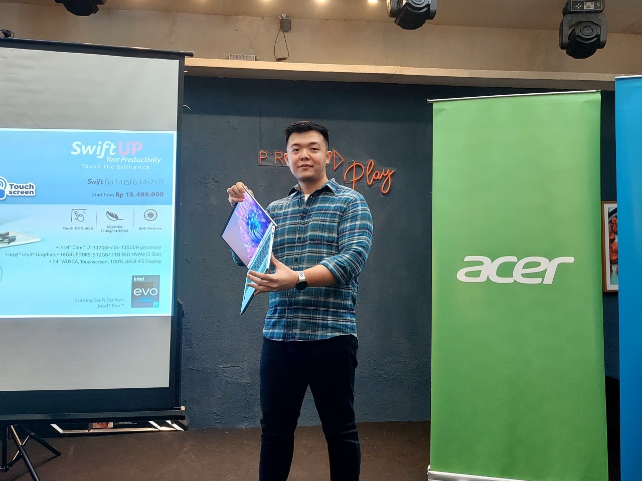 Acer Swift Go 14 (SFG14-71T) Resmi Dijual di Indonesia, Ada Promo Voucher Rp500 Ribu