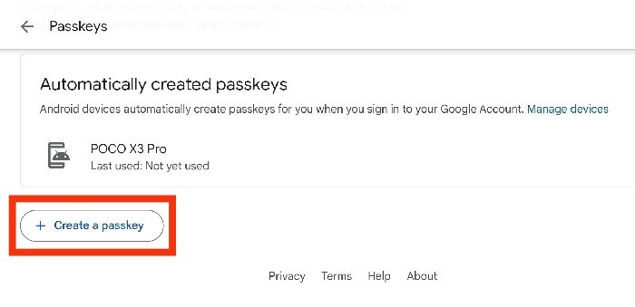 Cara Menggunakan Google Passkeys - 4