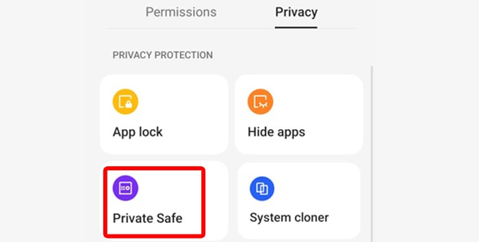 OPPO A98 5G - Private Safe