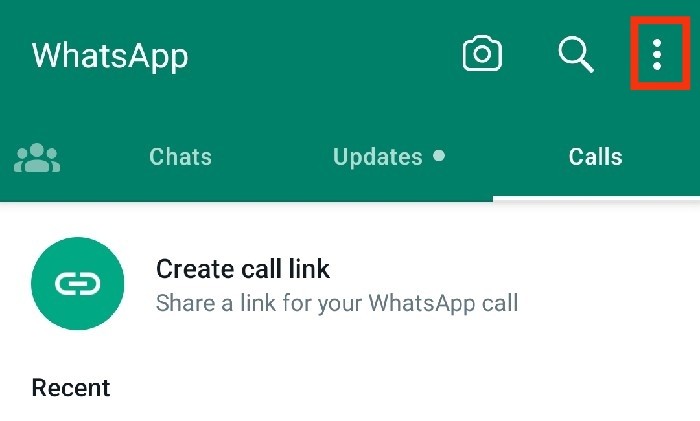 Cara Menghapus Riwayat Panggilan WhatsApp - 3