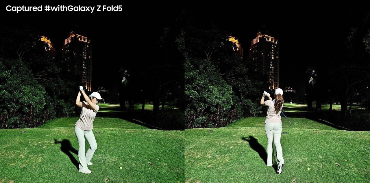 Paling Canggih di Kelasnya! Ini Hasil Foto Golf Aesthetic di Kondisi Low Light dengan Galaxy Z Fold5 ala Fotografer Handal
