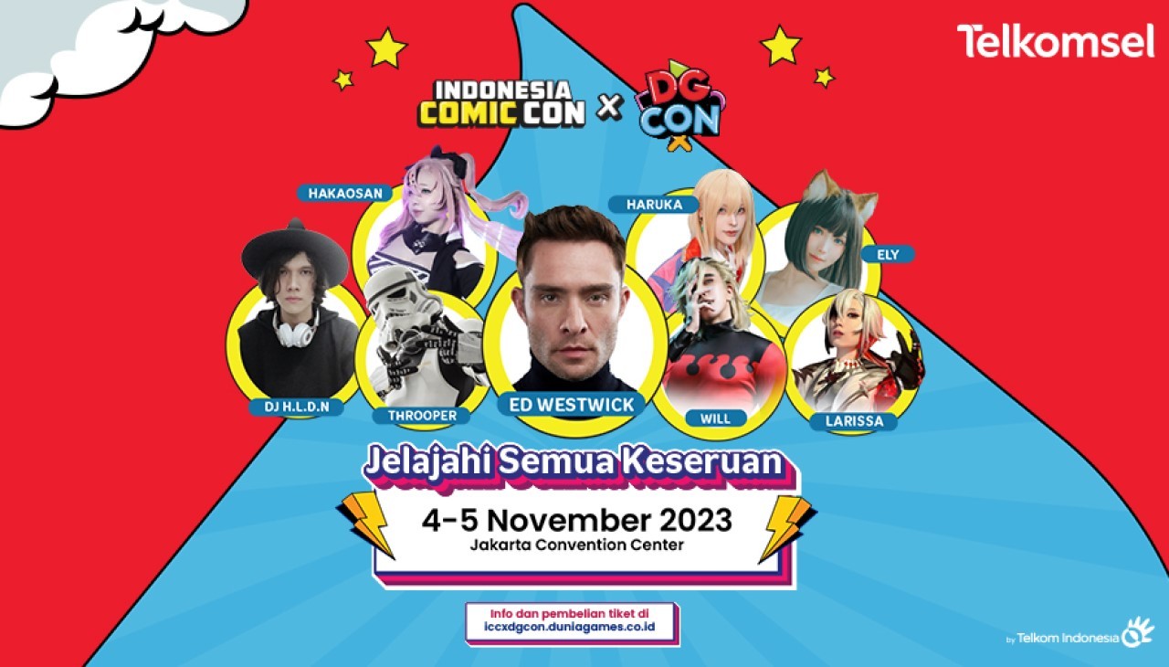 Ajang Budaya Pop Indonesia Comic Con x DG Con 2023 Siap Digelar di JCC Senayan