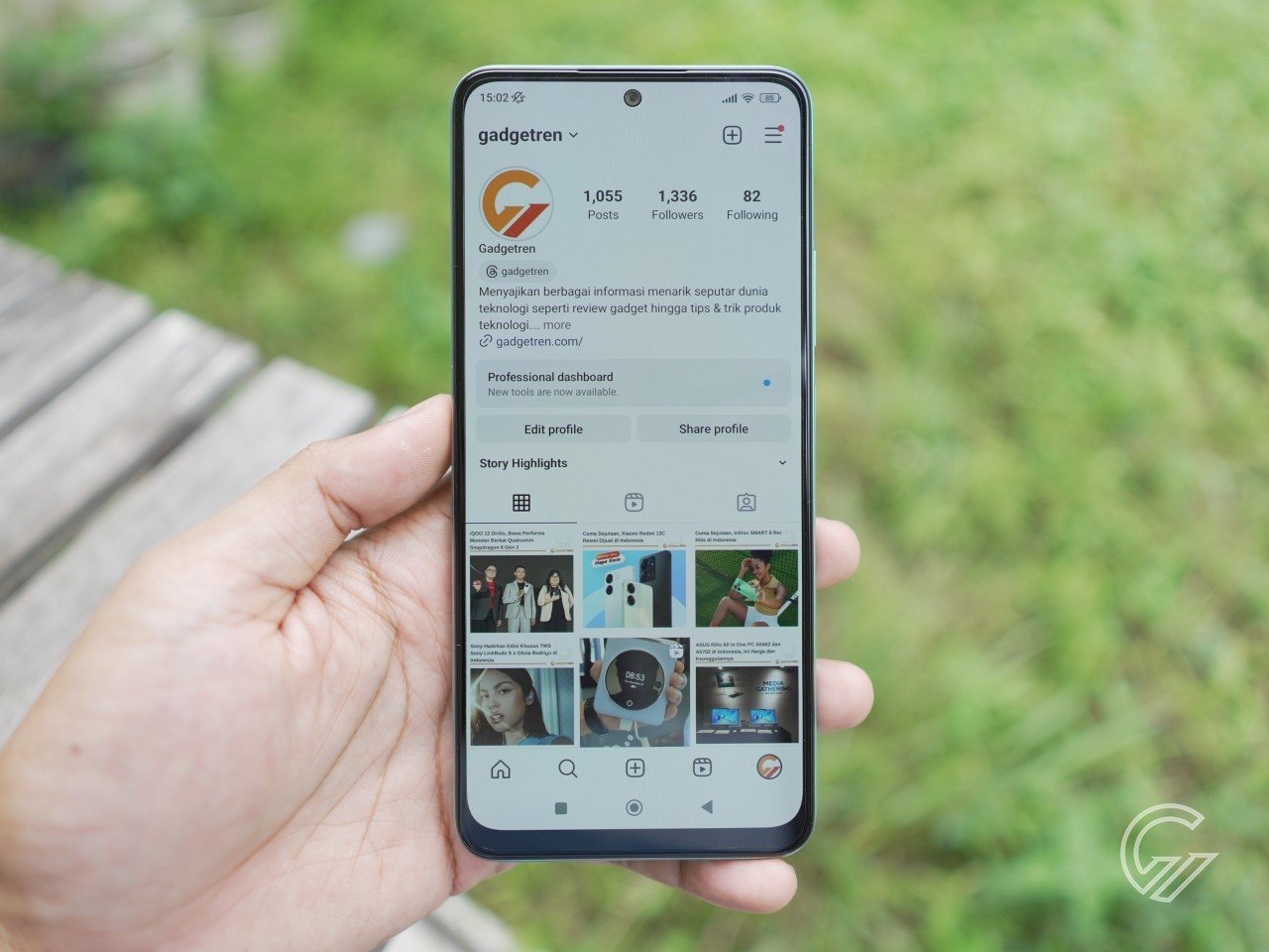 Cara Menghilangkan Judul Highlight Instagram Header