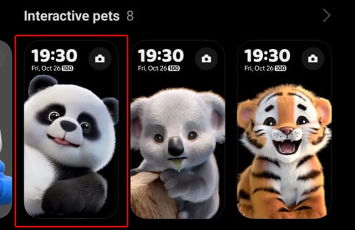 OPPO Find N3 Flip - Live Interactive pets - Settings 3