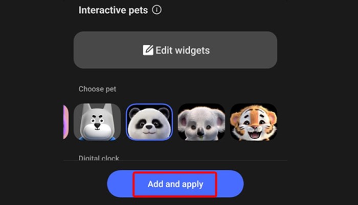 OPPO Find N3 Flip - Live Interactive pets - Settings 4