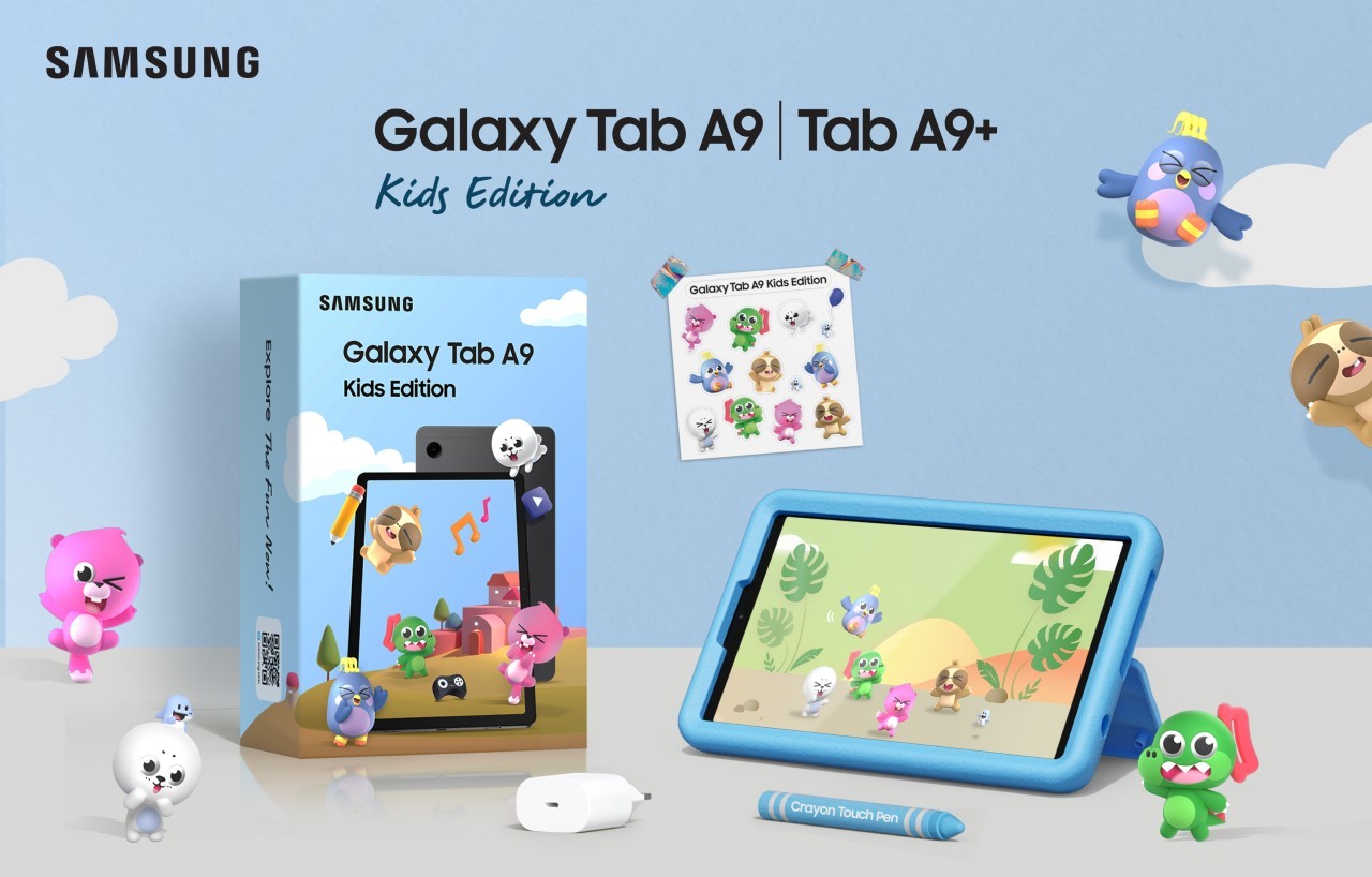 Kini Didukung Stylus Pen, Samsung Rilis Galaxy Tab A9 Series Kids Edition di Indonesia