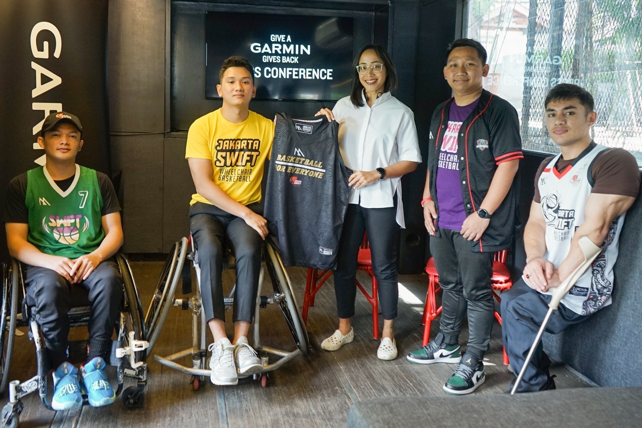 Garmin Gandeng Jakarta Swift Whilechair Basketball Untuk Dukung Atlet Disabilitas