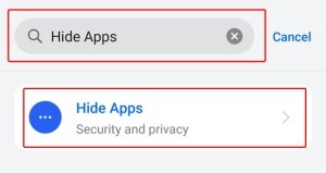 Hide Apps OPPO - Hide Apps Options