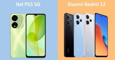 Itel P55 5G vs Xiaomi Redmi 12