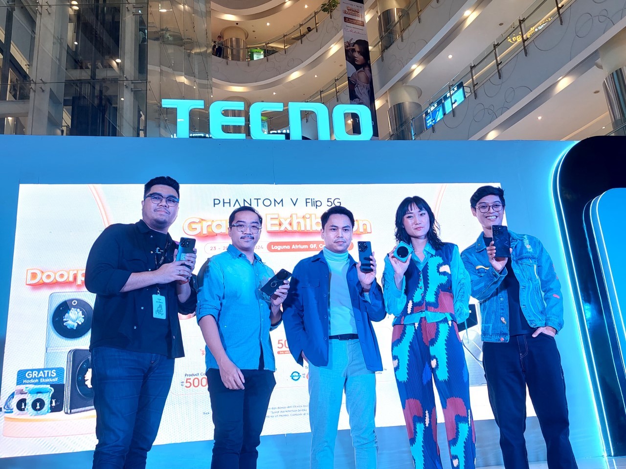 Tebar Promo Menarik, TECNO PHANTOM V Flip 5G Grand Exhibition Digelar di Jakarta