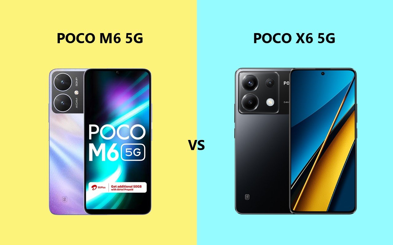 POCO M6 5G vs POCO X6 5G