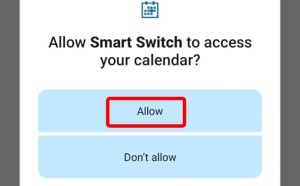 Smart Switch - step 2 - Handphone lain