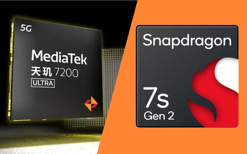 MediaTek Dimensity 7200 Ultra Vs Qualcomm Snapdragon 7s Gen 2, Mana ...