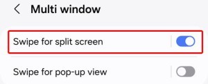 Samsung - Split Screen - Swipe - 3