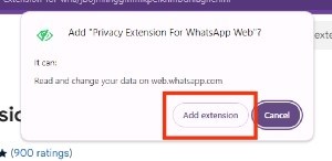 Cara Menggunakan Privacy Extension for WhatsApp Web - 2