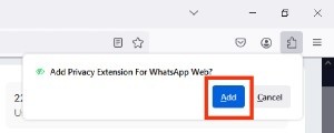 Cara Menggunakan Privacy Extension for WhatsApp Web - 5