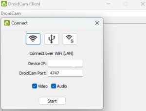DroidCam - Aplikasi Client Windows