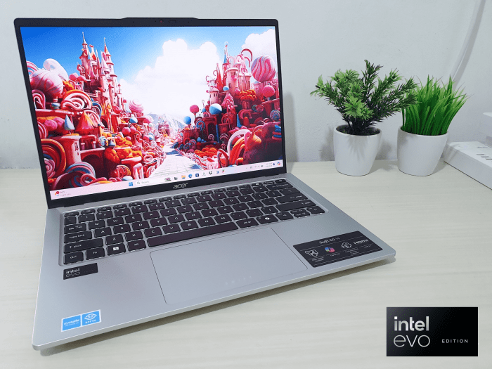 Review Acer Swift Go 14 AI (SFG14-73) Intel Watermark