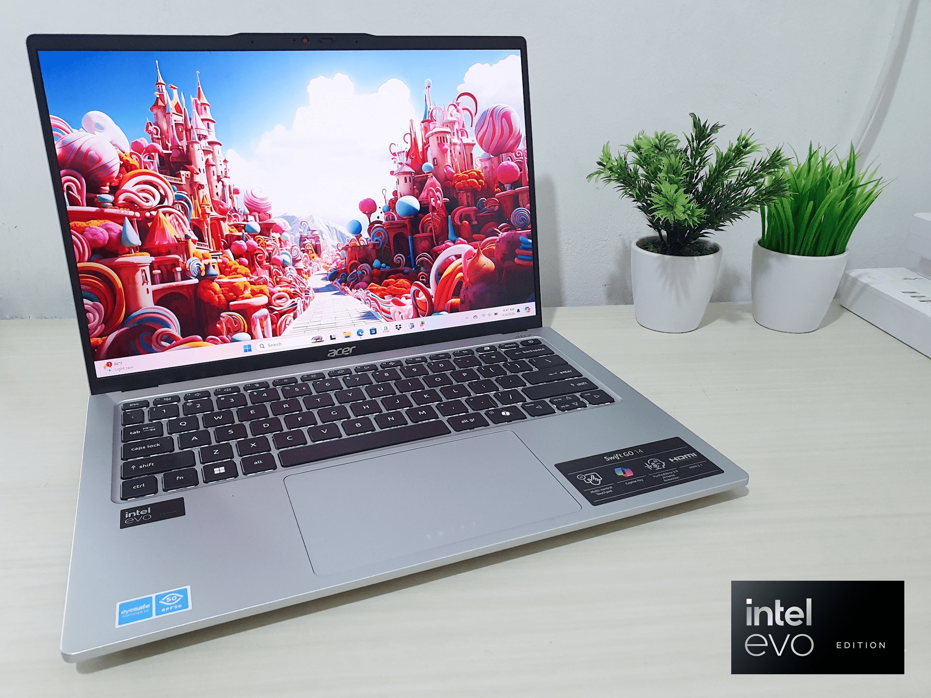 Review Acer Swift Go 14 AI (SFG14-73) Intel Watermark