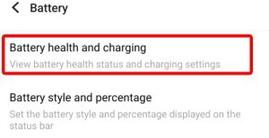 Battery Health vivo - Settings - 2