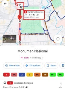 Google Maps - Bus Tracking - 3