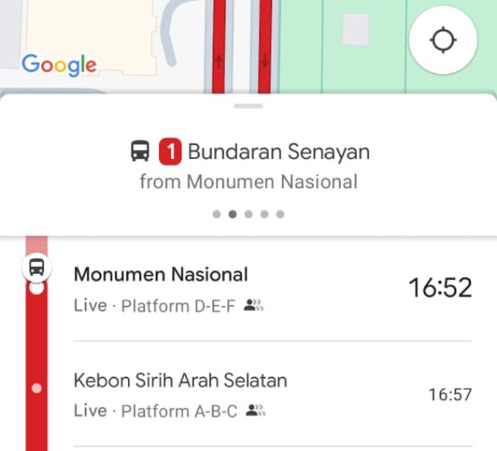 Google Maps - Bus Tracking - 4