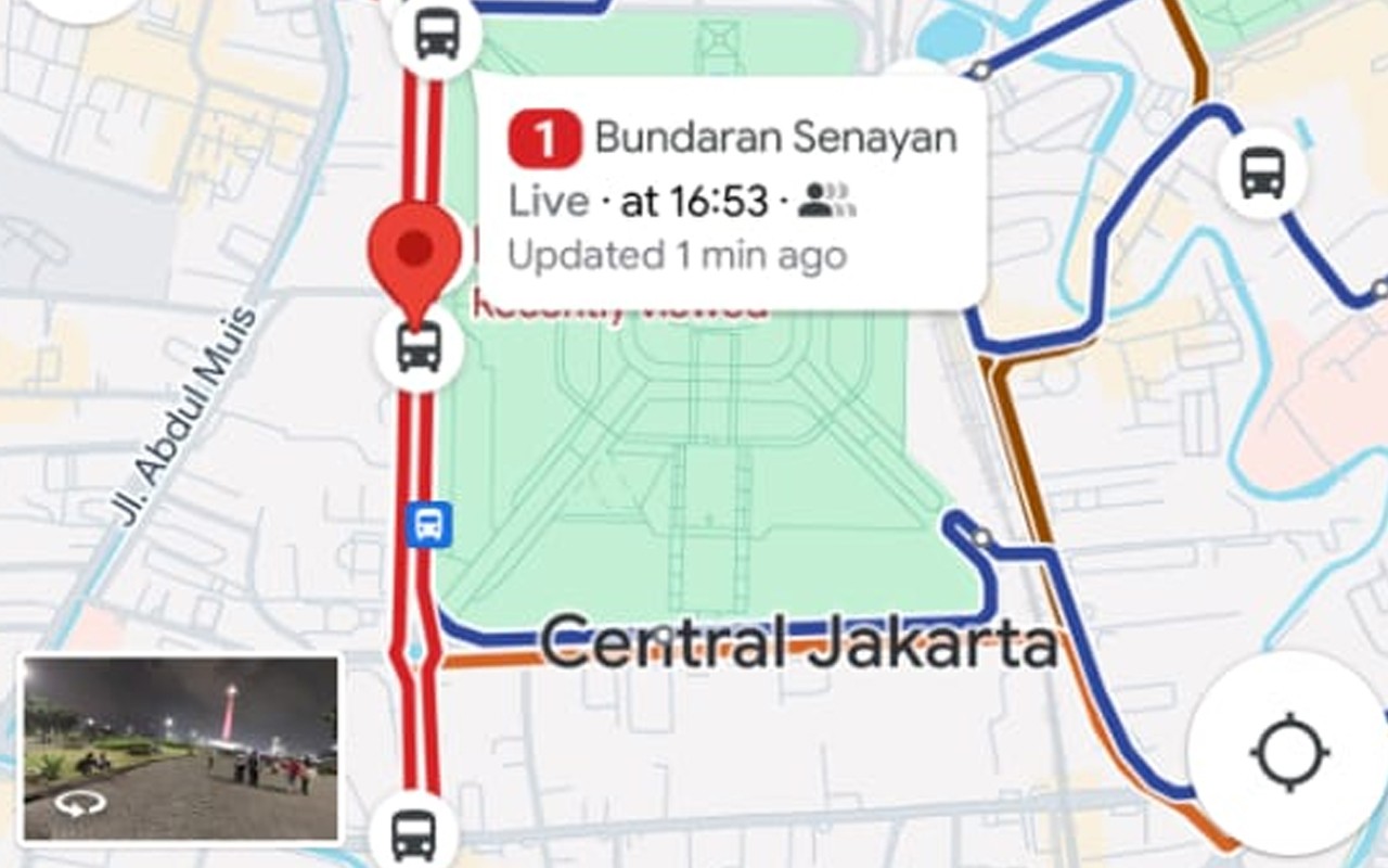 Cara Lacak Bus di Google Maps Header