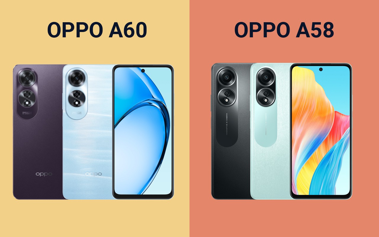 OPPO A60 vs OPPO A58 Header