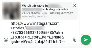 Share Instagram to WhatsApp - Story - 5