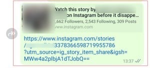 Share Instagram to WhatsApp - Story - 6