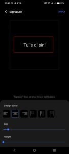 Tulis Nama Layar Kunci - AOD - 5