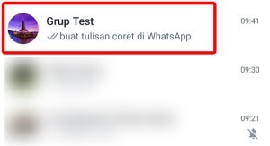 Tulisan Tercoret WhatsApp - 1