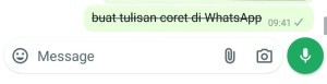 Tulisan Tercoret WhatsApp - 3