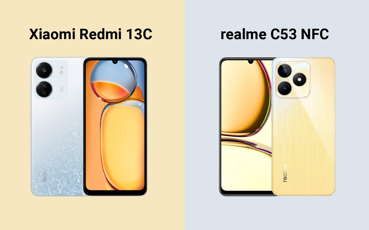 Redmi 13C vs realme C53 NFC header