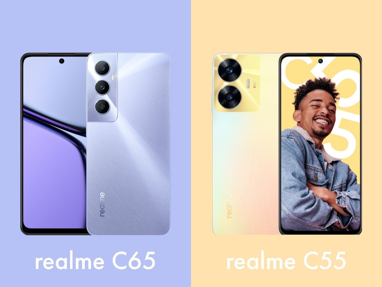 realme C65 Vs realme C55 - Header