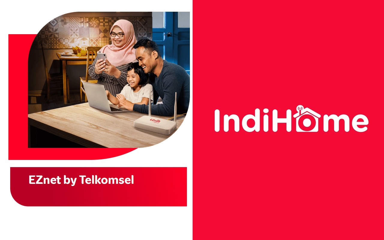 EZnet vs IndiHome Telkomsel