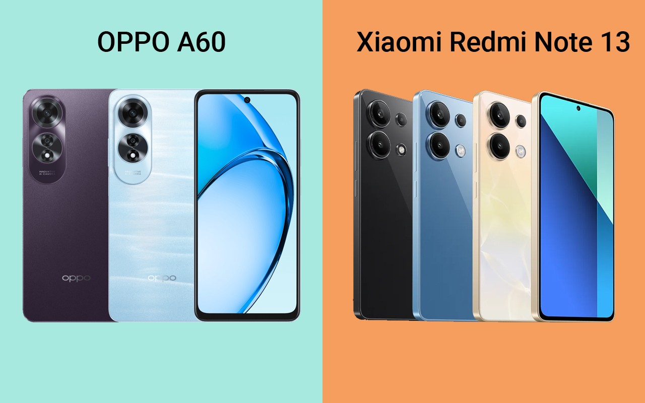 OPPO A60 vs Xiaomi Redmi Note 13 Header