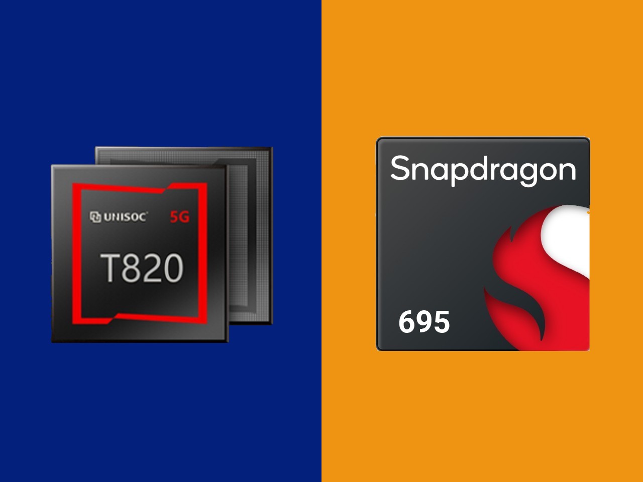 Unisoc T820 vs Qualcomm Snapdragon 695