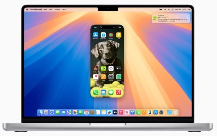 macOS Sequioa - iPhone Mirroring