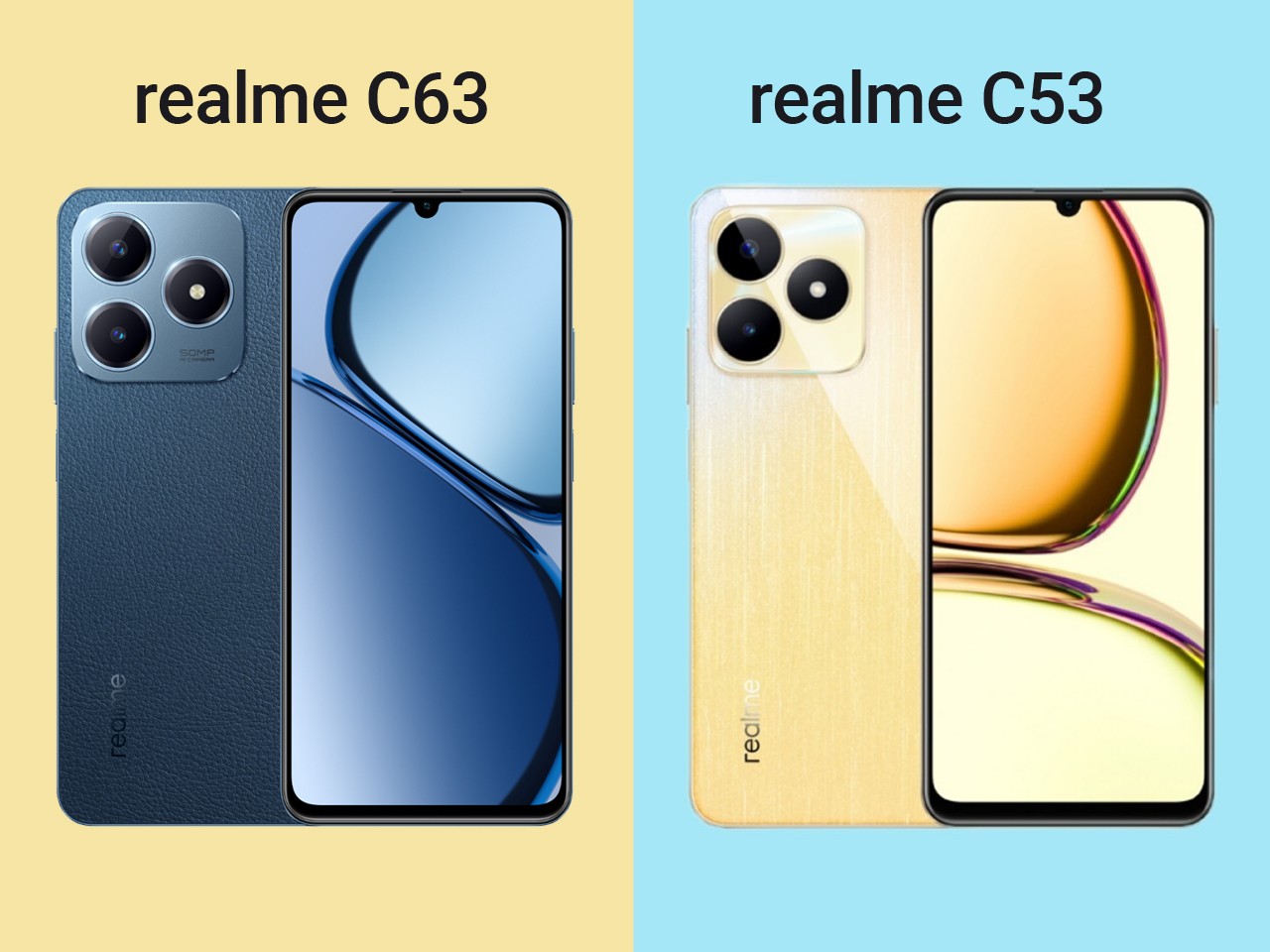 realme C63 vs realme C53