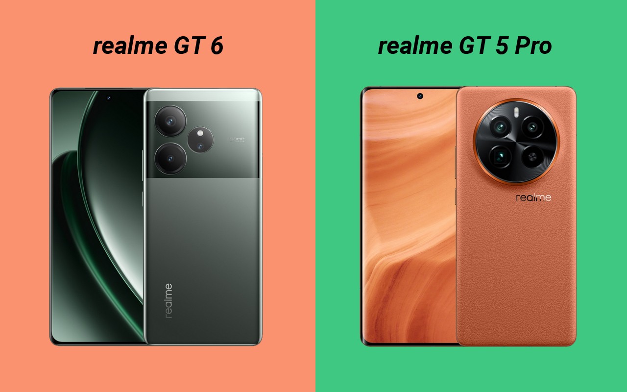 realme GT 6 vs realme GT 5 Pro