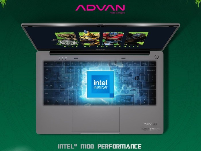  ADVAN-Tbook-x-Transformers-Intel-N100-Prosesor