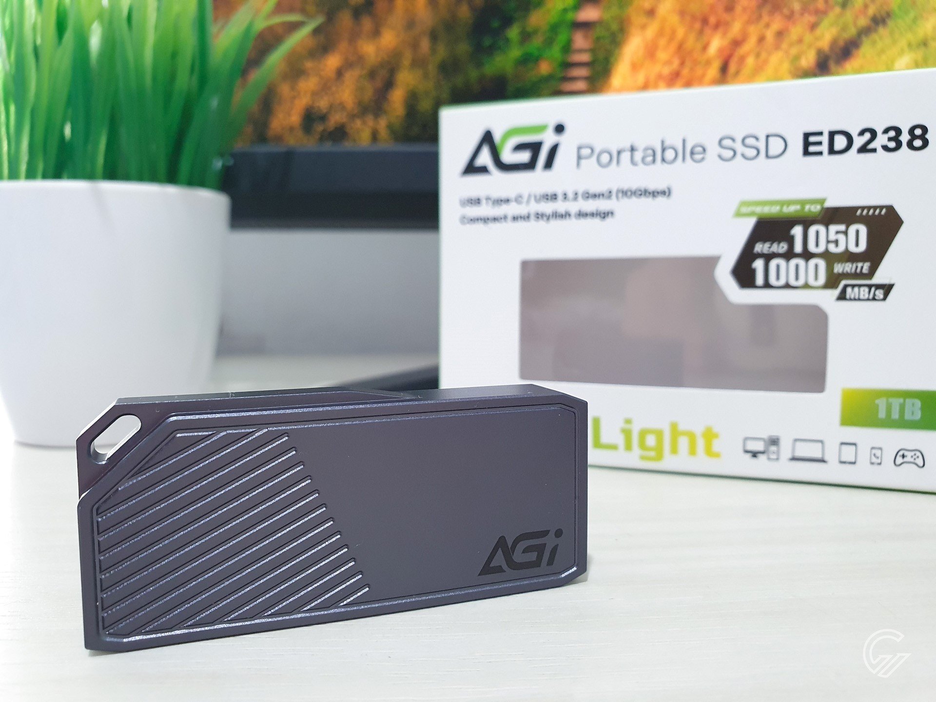 Review AGI Portable SSD ED238 Header