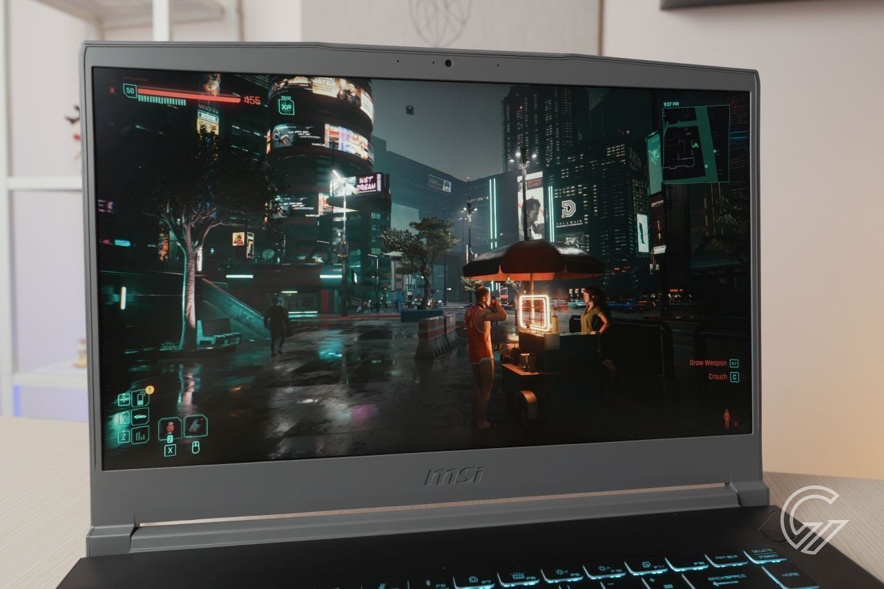 MSI Thin A15 B7V - Cyberpunk 2077